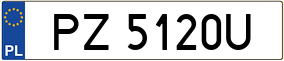Truck License Plate